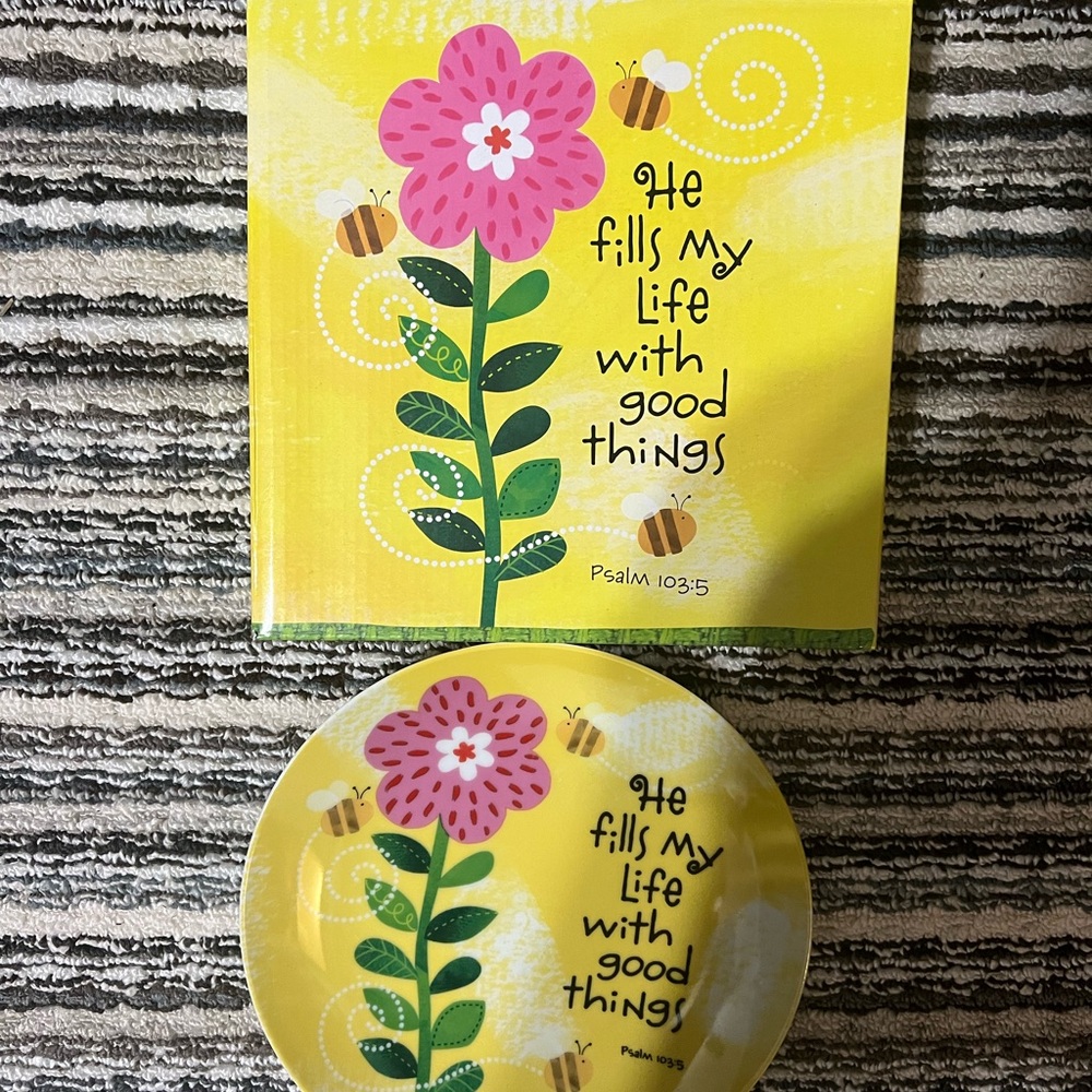 Burton Joyful Blessings plate